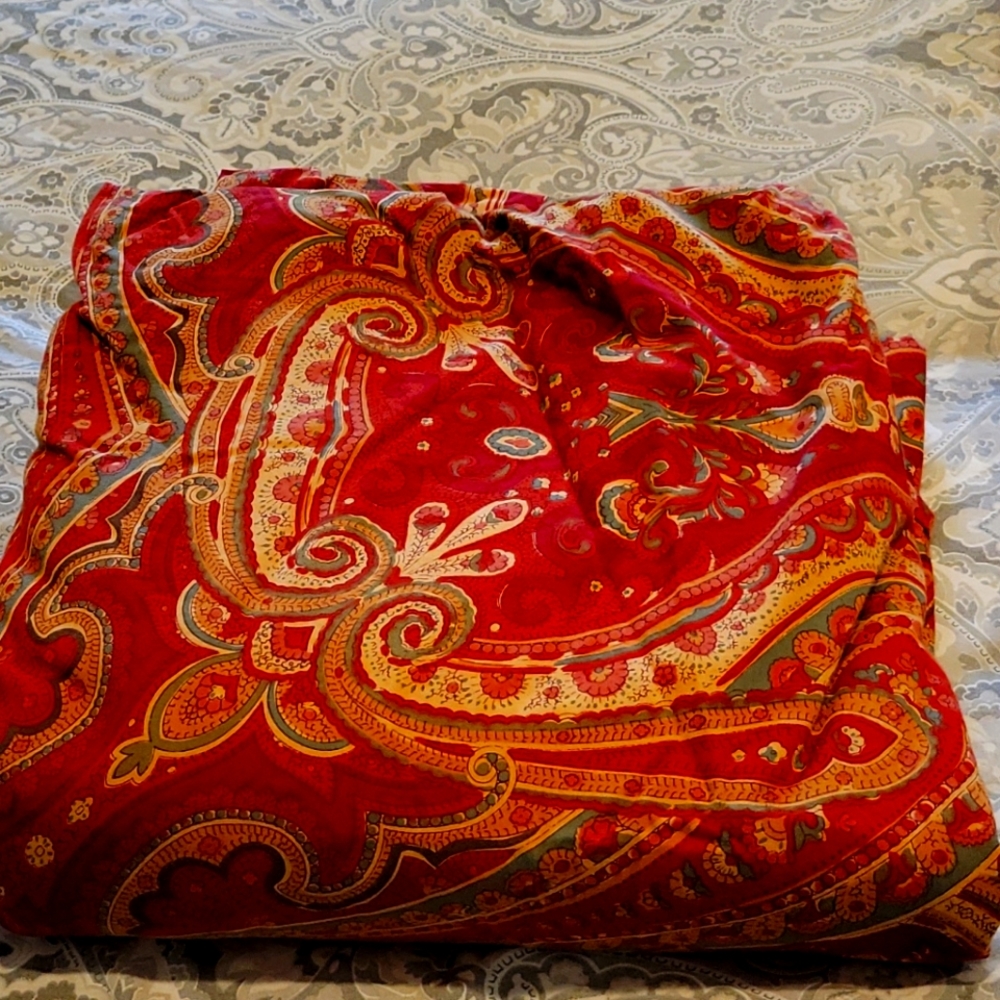 Queen sized duvet and European shams